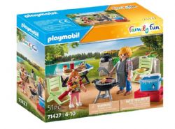 PLAYMOBIL FAMILY FUN CAMPING - BARBECUE AVEC PAPA ET ENFANT #71427